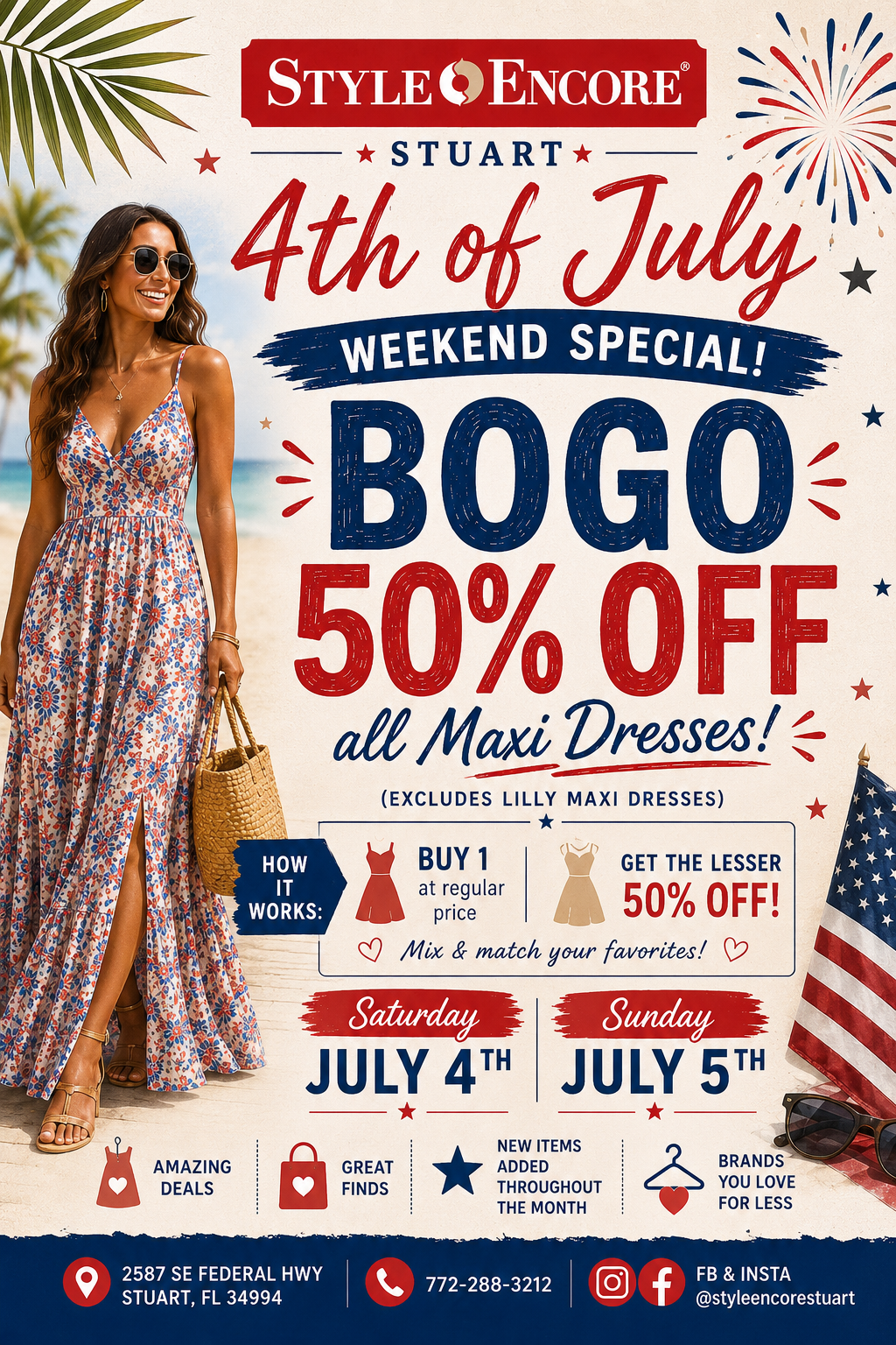 July 4th & 5th Maxi Dress Event